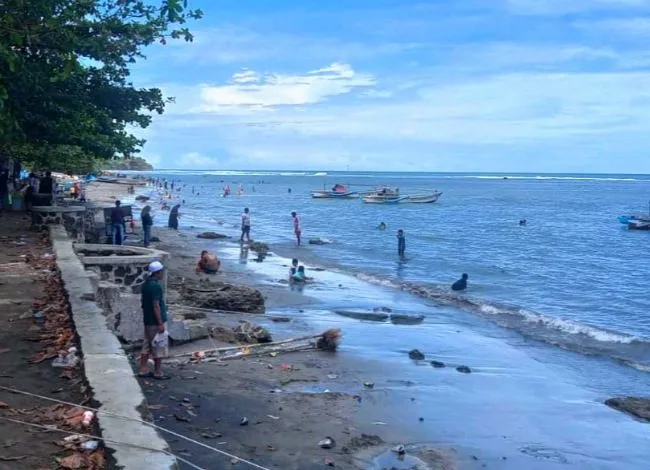 Pantai Minajaya Tetap Jadi Pilihan Wisatawan di Selatan Sukabumi