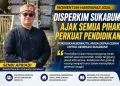 Disperkim Sukabumi Ajak Semua Pihak Perkuat Pendidikan di Momentum Hardiknas 2026