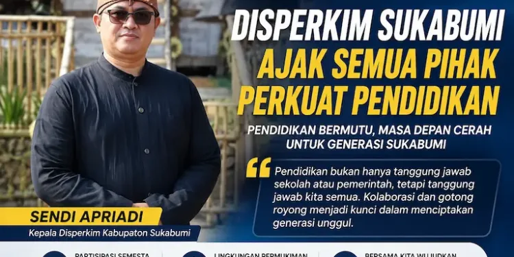Disperkim Sukabumi Ajak Semua Pihak Perkuat Pendidikan di Momentum Hardiknas 2026