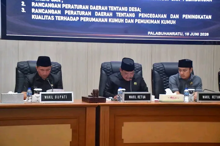 DPRD Kabupaten Sukabumi Bahas Raperda Pertanggungjawaban APBD 2025