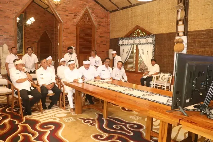 Bupati Sukabumi Ikuti Peresmian Inpres Jalan Daerah oleh Presiden RI