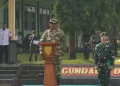Bupati Sukabumi Lepas Personel Yon Armed 13 Nanggala ke Satgas Pamtas