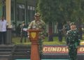 Bupati Sukabumi Lepas Personel Yon Armed 13 Nanggala ke Satgas Pamtas