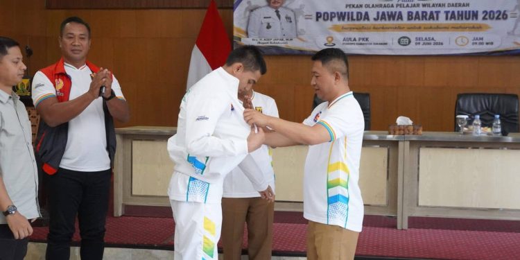 Wabup Sukabumi Lepas Atlet POPWILDA Jabar 2026, Targetkan Prestasi Terbaik