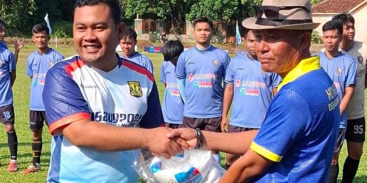 Kades Buniwangi Apresiasi Dukungan Disbudpora Sukabumi pada Open Turnamen Sepak Bola