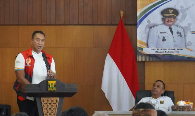 Disbudpora Kabupaten Sukabumi Berangkatkan Atlet Pelajar ke POPWILDA Jabar 2026