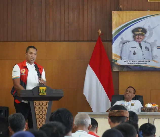 Disbudpora Kabupaten Sukabumi Berangkatkan Atlet Pelajar ke POPWILDA Jabar 2026