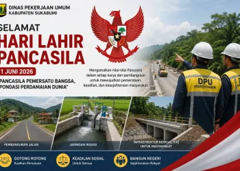 DPU Kabupaten Sukabumi Wujudkan Nilai-Nilai Pancasila Melalui Pembangunan Infrastruktur yang Merata dan Berkelanjutan