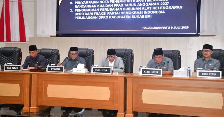 DPRD Kabupaten Sukabumi Gelar Paripurna Bahas KUA PPAS 2027 dan Hasil Reses