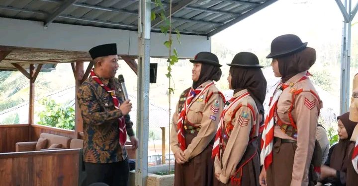 Wabup Sukabumi Dukung Training Center II Pramuka Persiapan Jambore Nasional