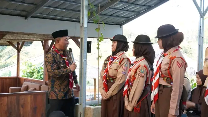 Wabup Sukabumi Dukung Training Center II Pramuka Persiapan Jambore Nasional