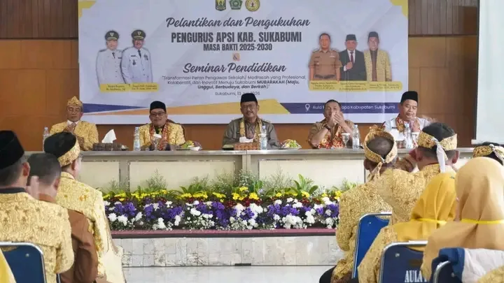 Pelantikan Pengurus APSI Kabupaten Sukabumi Dorong Peningkatan Kualitas Pembelajaran