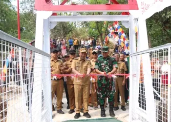 Peresmian Jembatan Garuda di Cibadak, Wabup Sukabumi Tekankan Sinergi Pembangunan