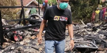 Anggota DPRD Kabupaten Sukabumi Tinjau Lokasi Kebakaran yang Merenggut Satu Nyawa di Cibodas