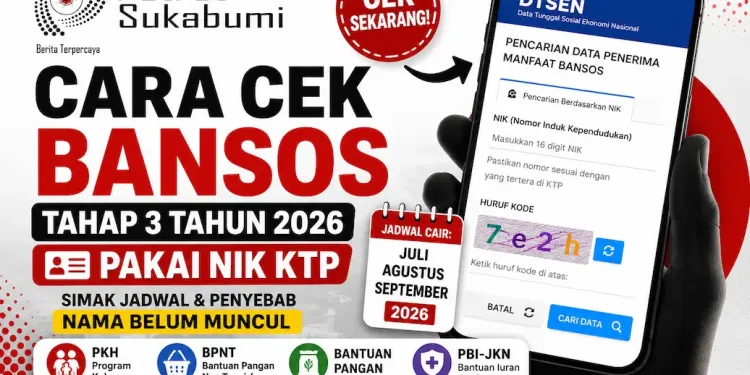 Cara Cek Bansos Tahap 3 Tahun 2026 Pakai NIK KTP, Simak Jadwal dan Penyebab Nama Belum Muncul