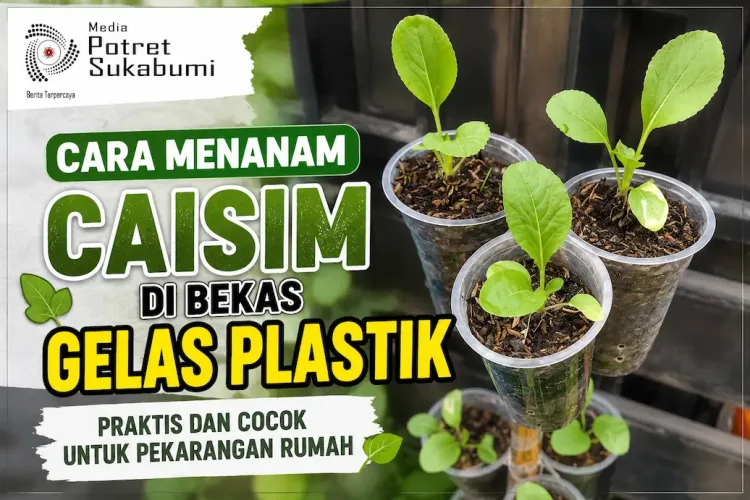 Cara Menanam Caisim di Bekas Gelas Plastik, Praktis dan Cocok untuk Pekarangan Rumah