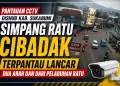 Pantauan CCTV Dishub Kabupaten Sukabumi: Arus Lalu Lintas di Simpang Ratu Cibadak Terpantau Lancar