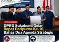 DPRD Sukabumi Gelar Rapat Paripurna Ke-10, Bahas Dua Agenda Strategis