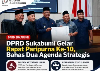 DPRD Sukabumi Gelar Rapat Paripurna Ke-10, Bahas Dua Agenda Strategis