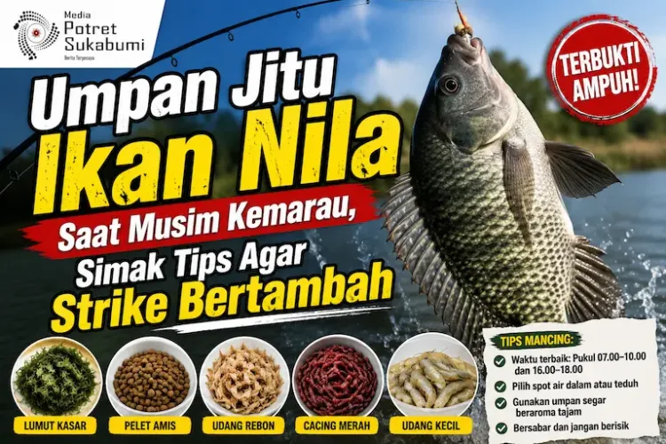 Umpan Jitu Ikan Nila Saat Musim Kemarau, Simak Tips Agar Strike Bertambah