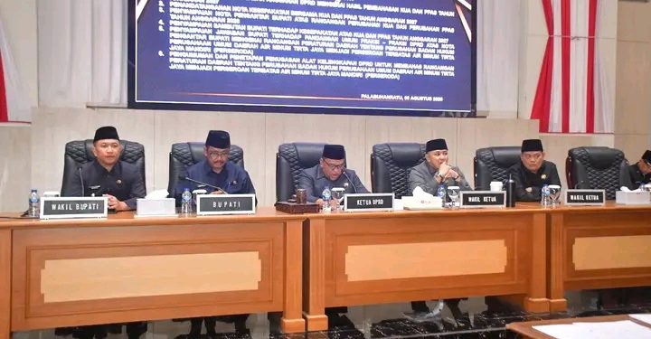 Bupati Sukabumi Sampaikan Tiga Agenda Strategis dalam Rapat Paripurna DPRD