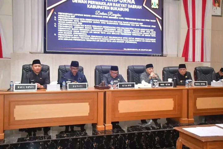 Bupati Sukabumi Sampaikan Tiga Agenda Strategis dalam Rapat Paripurna DPRD