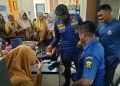 Damkar Sukabumi Tangani Pelepasan Cincin di Palabuhanratu