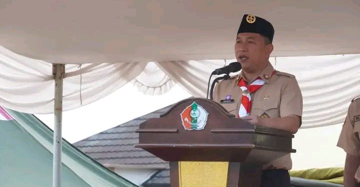 Wabup Lepas 64 Peserta Jambore Nasional XII 2026 Asal Sukabumi