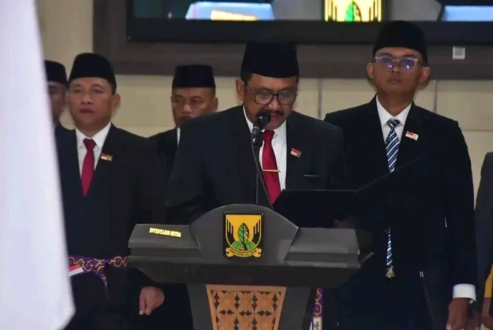 32 Paskibraka Kabupaten Sukabumi Dikukuhkan, Bupati Ingatkan Tanggung Jawab Besar
