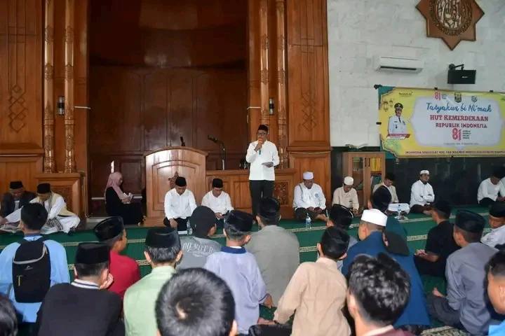 Tasyakur Binikmat Kemerdekaan, Wabup Sukabumi Ajak Perkuat Persatuan