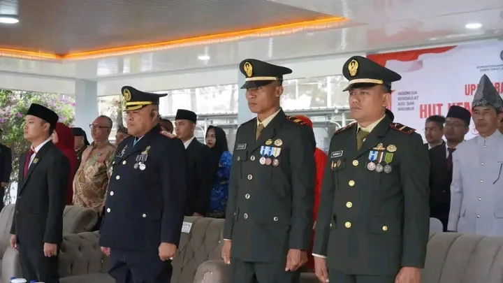 Pimpin Upacara HUT ke-81 RI di Lapas Warungkiara, Wabup Serahkan SK Remisi