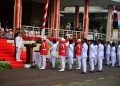 Upacara Penurunan Bendera, Wabup Sukabumi Ajak Rawat Semangat Kemerdekaan