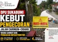 DPU Sukabumi Kebut Pengecoran Jalan Caringin–Cidahu, Warga Sambut Baik Perbaikan Infrastruktur
