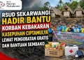 RSUD Sekarwangi Hadir Bantu Korban Kebakaran Kasepuhan Ciptamulya Lewat Pengobatan Gratis dan Bantuan Sembako