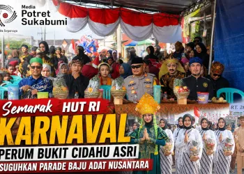Semarak HUT RI, Karnaval Perum Bukit Cidahu Asri Suguhkan Parade Baju Adat Nusantara