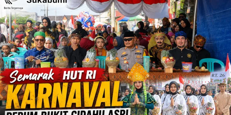 Semarak HUT RI, Karnaval Perum Bukit Cidahu Asri Suguhkan Parade Baju Adat Nusantara