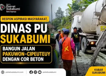 Respon Aspirasi Masyarakat, Dinas PU Sukabumi Bangun Jalan Pakuwon–Cipeuteuy dengan Cor Beton