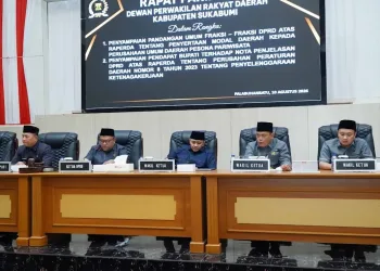 Rapat Paripurna ke-14 DPRD Kabupaten Sukabumi Bahas Penyertaan Modal Perumda Pariwisata dan Perubahan Perda Ketenagakerjaan