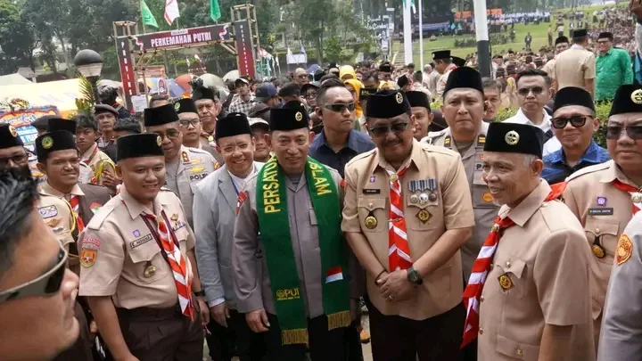 Bupati Hadiri Apel Kebangsaan Kemah Nasional Pramuka PUI