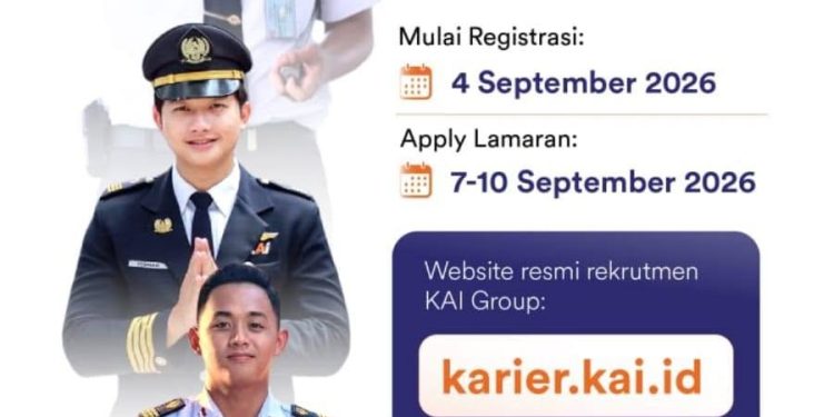 KAI Group Buka Rekrutmen Eksternal 2026, Lulusan SLTA hingga S1 Bisa Daftar