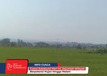 Cuaca Sukabumi Hari Ini, Sejumlah Wilayah Berpotensi Hujan hingga Malam