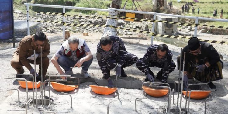 Groundbreaking Jembatan Leuwidinding, Bupati Sukabumi: Wujud Nyata Pemerataan Pembangunan