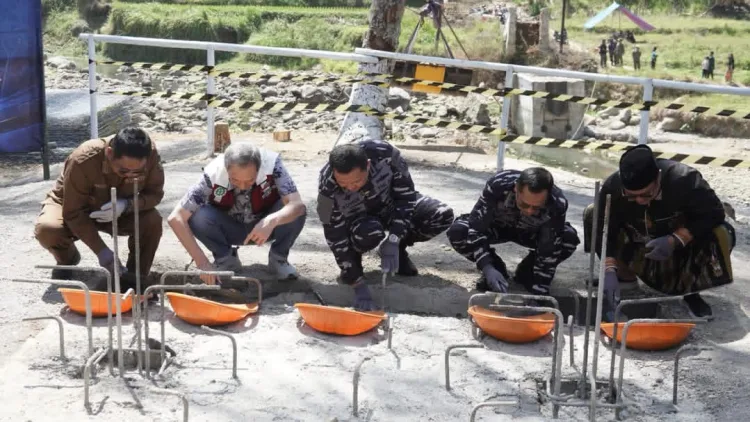 Groundbreaking Jembatan Leuwidinding, Bupati Sukabumi: Wujud Nyata Pemerataan Pembangunan