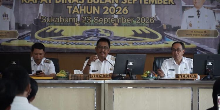 Rapat Dinas, Bupati Sukabumi Instruksikan Peningkatan Pelayanan Masyarakat di Semua Sektor