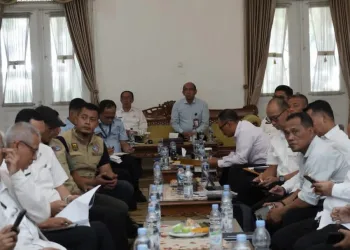 Sekda Terima KSP, Bahas Penanganan Kebencanaan di Kabupaten Sukabumi