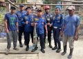 Dinas Damkarmat Kabupaten Sukabumi Evakuasi Buaya dari Rumah Warga di Palabuhanratu