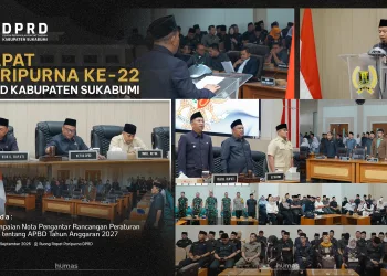 DPRD Kabupaten Sukabumi Gelar Rapat Paripurna ke-22, Bahas Nota Pengantar Raperda APBD 2027