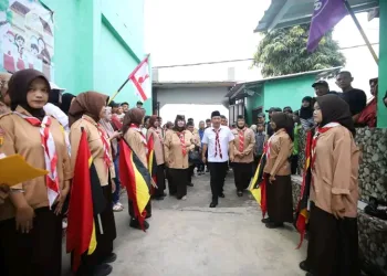Wabup Sukabumi Hadiri Pesta Siaga Kwartir Ranting Kecamatan Cidahu 2026