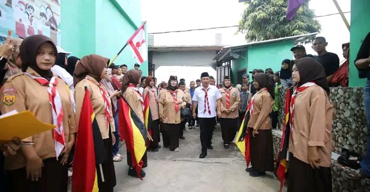 Wabup Sukabumi Hadiri Pesta Siaga Kwartir Ranting Kecamatan Cidahu 2026