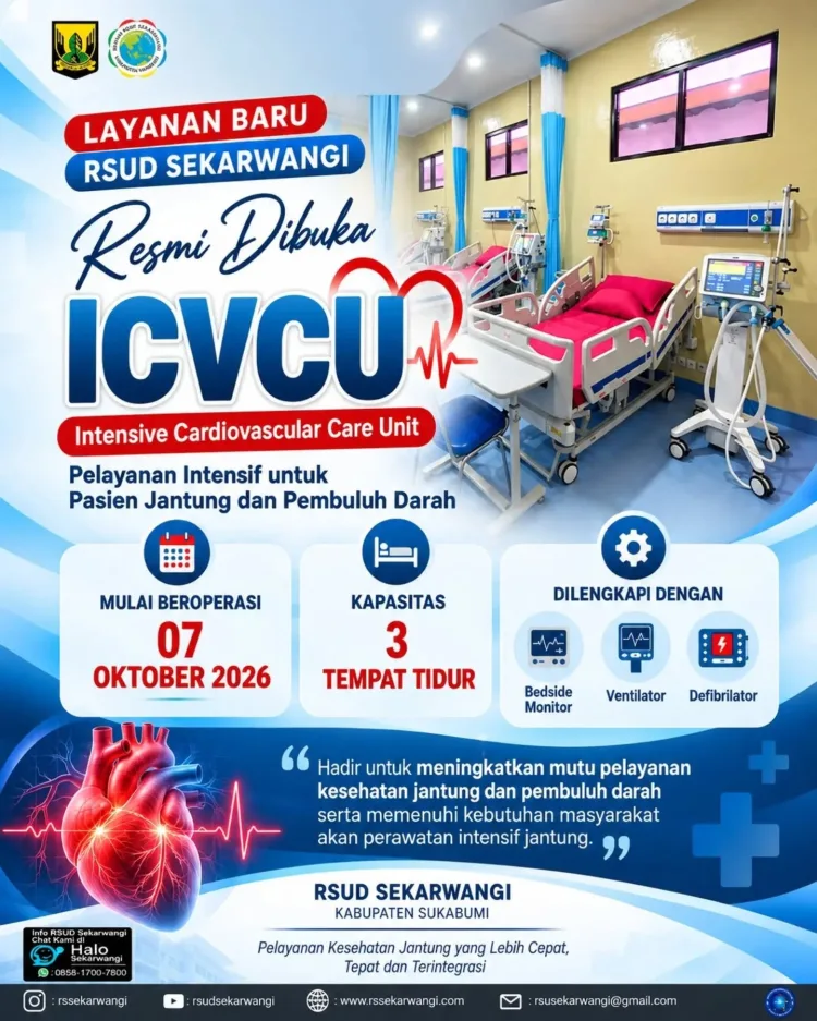 RSUD Sekarwangi Hadirkan Layanan ICVCU, Mulai Beroperasi 7 Oktober 2026